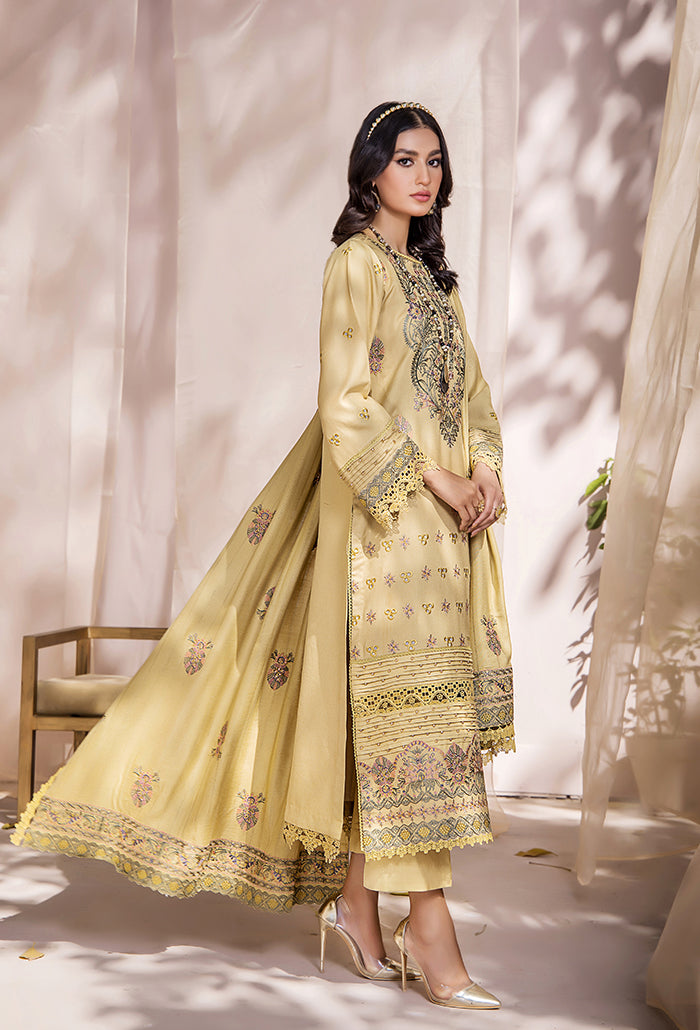 JAHAN-E-SUKHAN PEACH EMBROIDERY COLLECTION-JS-02