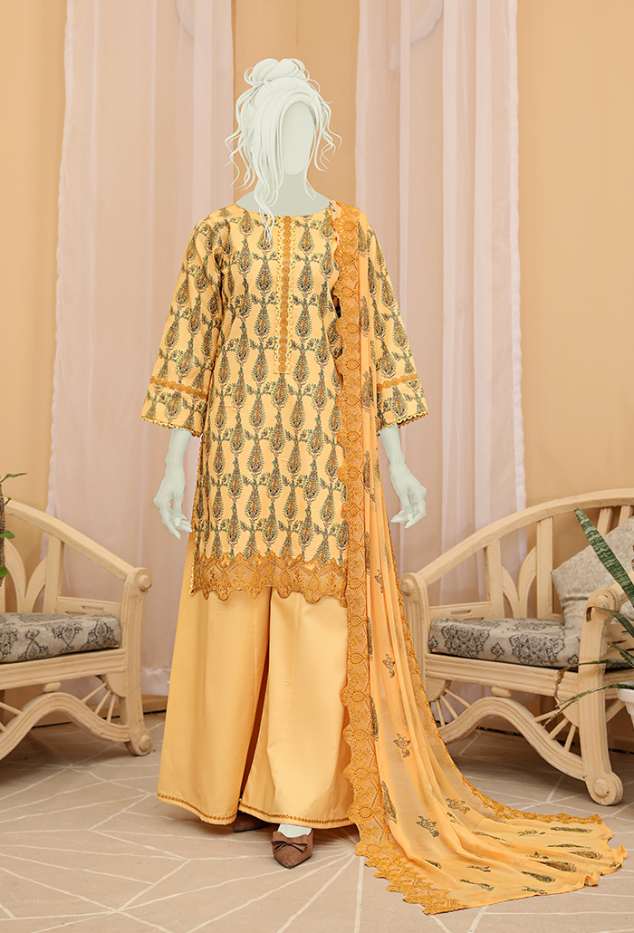 DASTAN VOL 1-EMBROIDERED SELF LAWN COLLECTON-DT-06