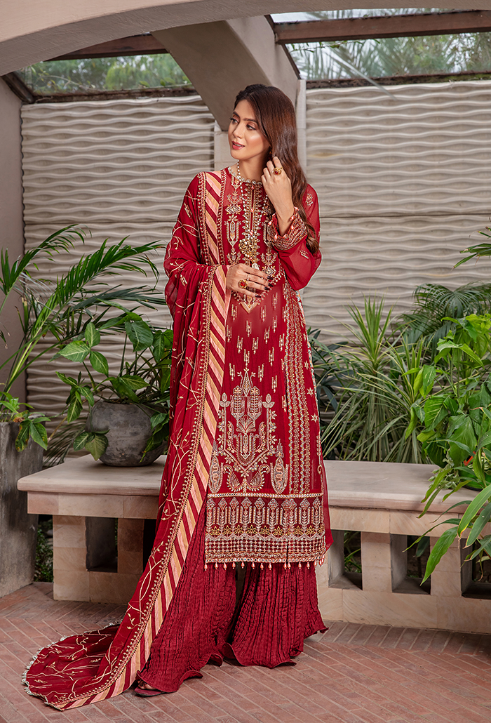 PAREESHA-EMBROIDRED CHIFFON COLLECTION-PR-05