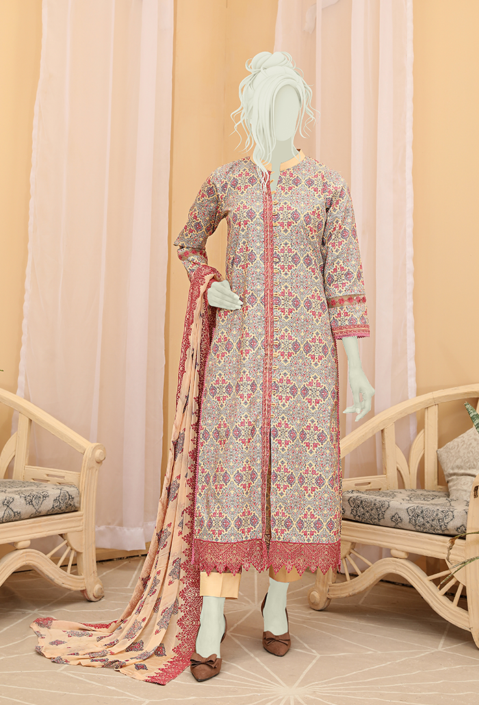 DASTAN VOL 1-EMBROIDERED SELF LAWN COLLECTON-DT-05