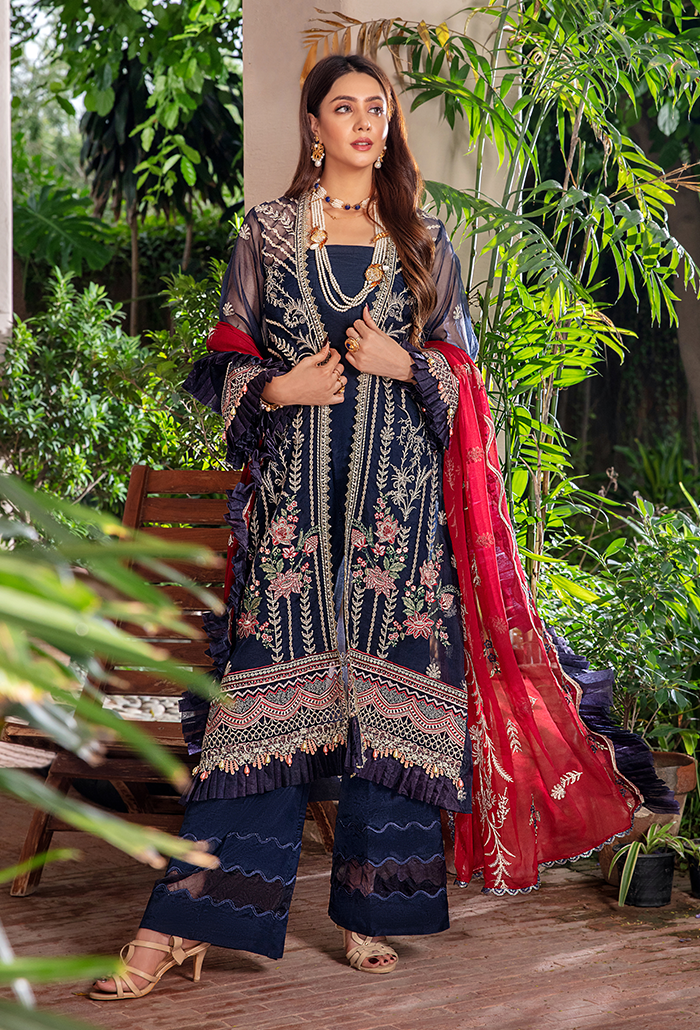PAREESHA-EMBROIDRED CHIFFON COLLECTION-PR-06