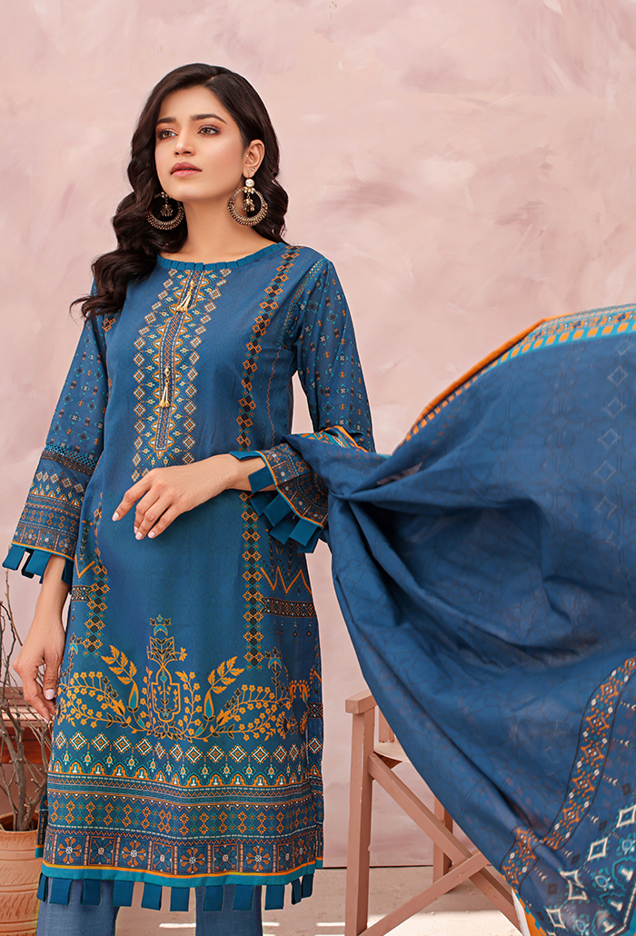 RANG E NOOR PRINTED LAWN COLLECTION-RN-01