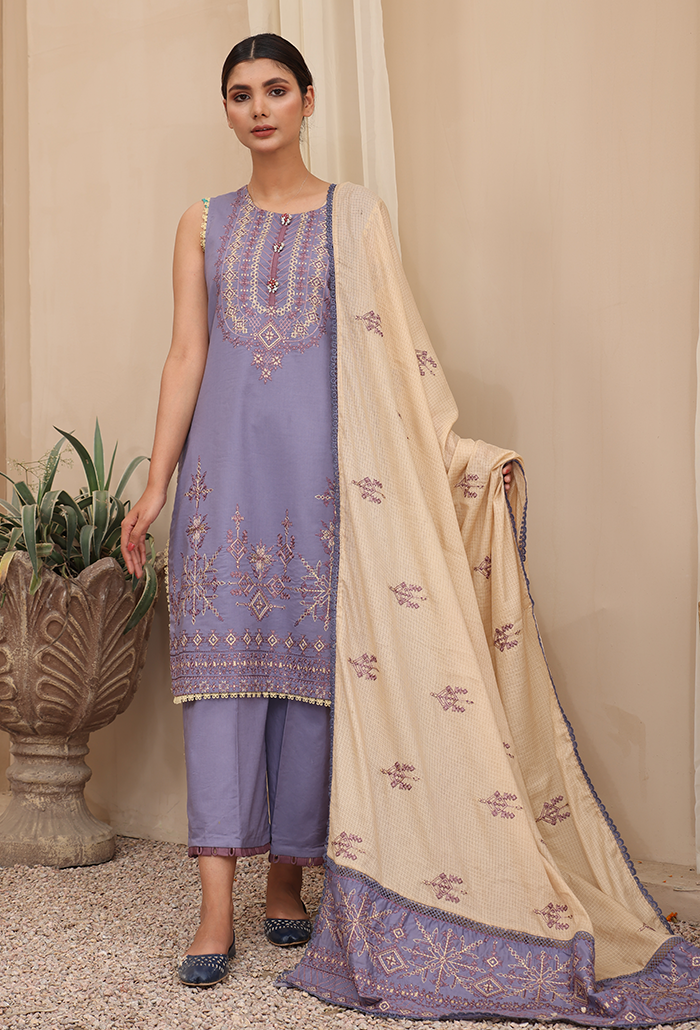 FANCY LAWN COLLECTION- MIRHA -MH-08