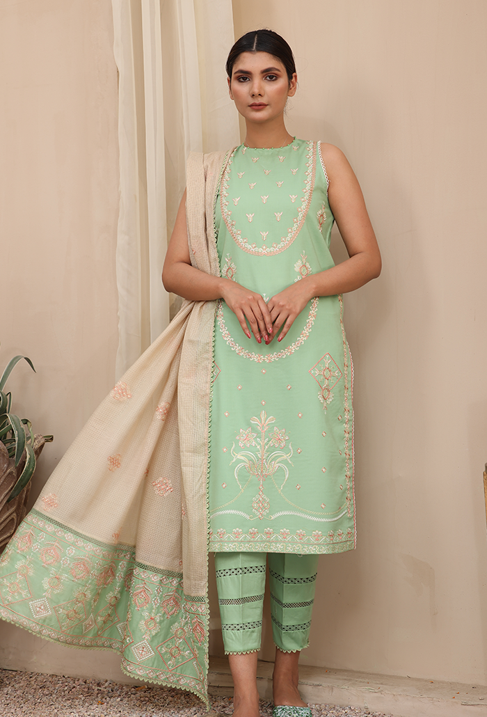 FANCY LAWN COLLECTION- MIRHA -MH-07