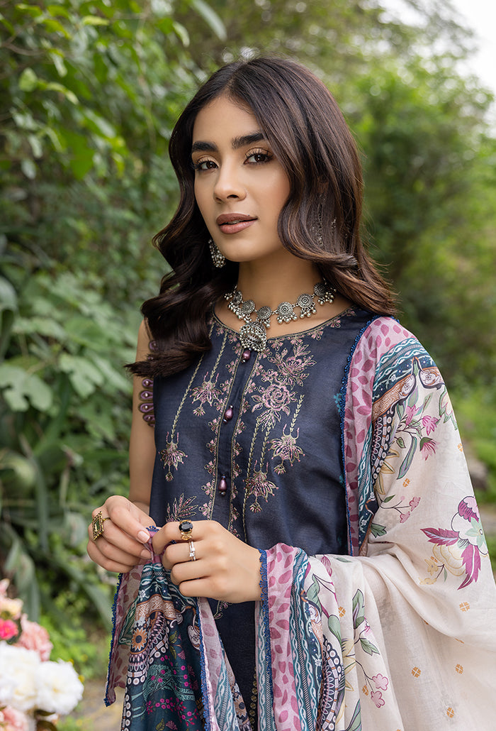 IRIS DIGITAL PRINTED EMBROIDERY LAWN