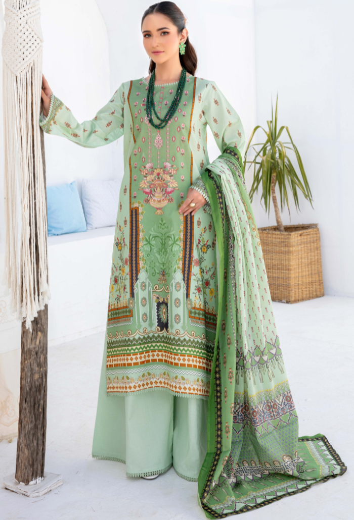 Embroidered Lawn - D02