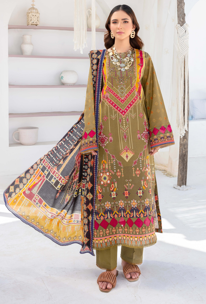 Embroidered Lawn - D06