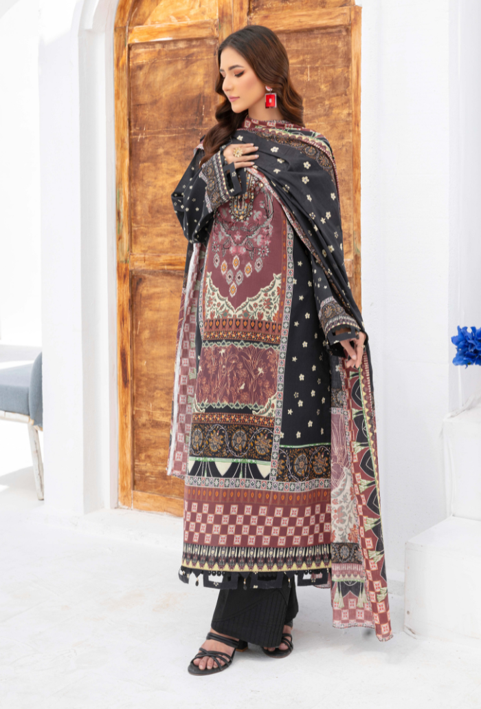 Embroidered Lawn - D09