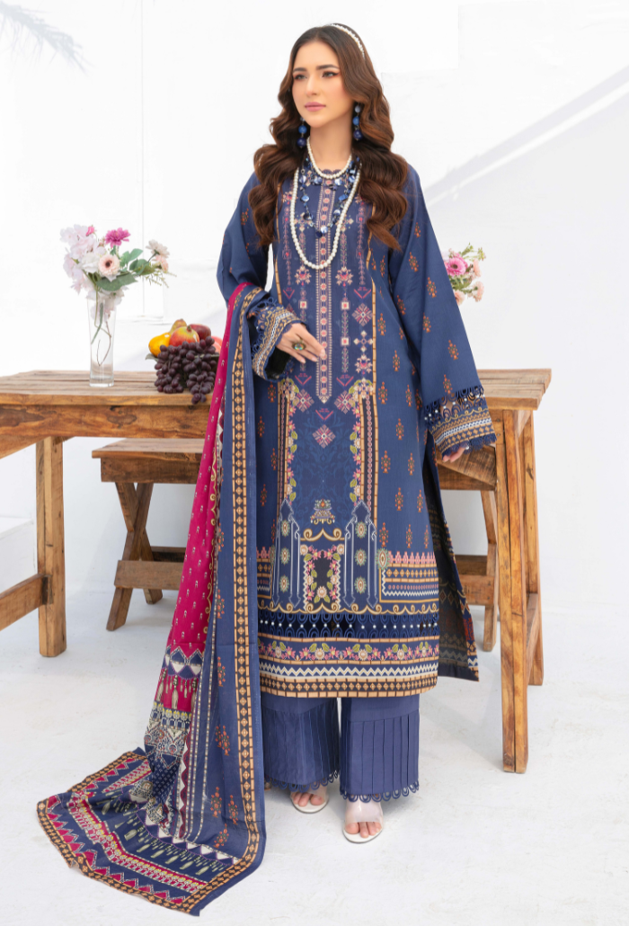 Embroidered Lawn - D05