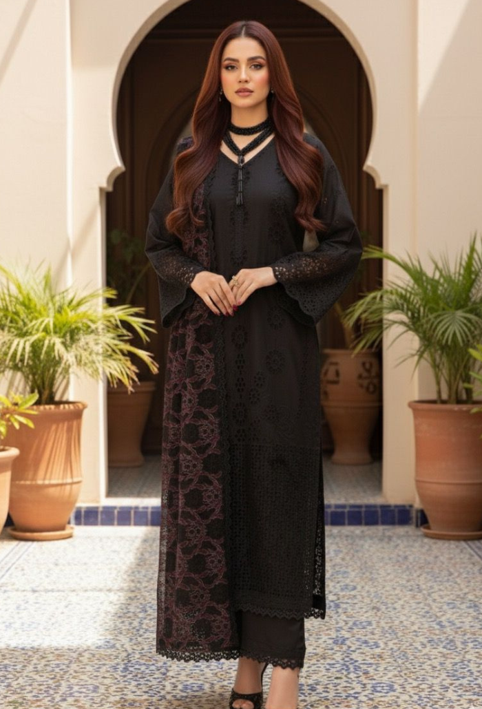 Elegant Chikankari - D01