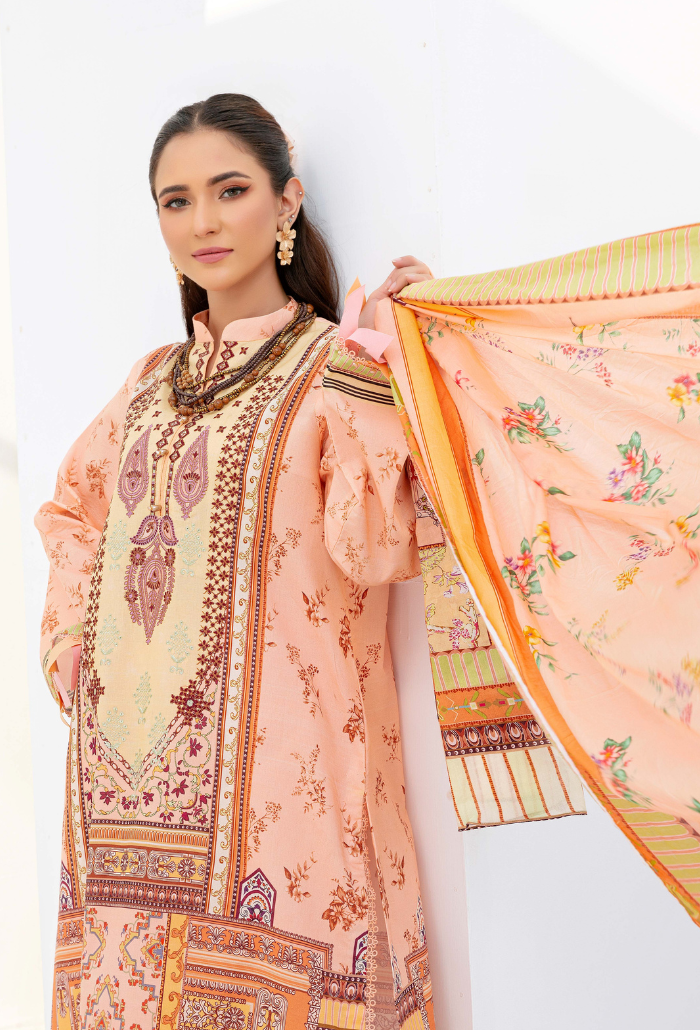 Embroidered Lawn - D10