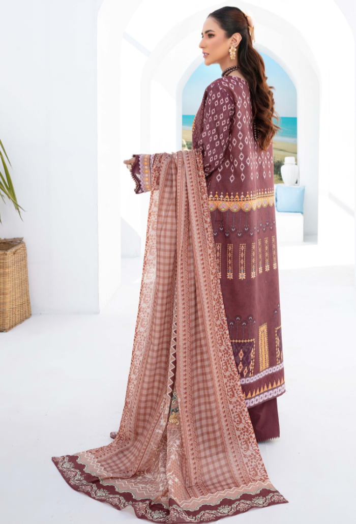 Embroidered Lawn - D07