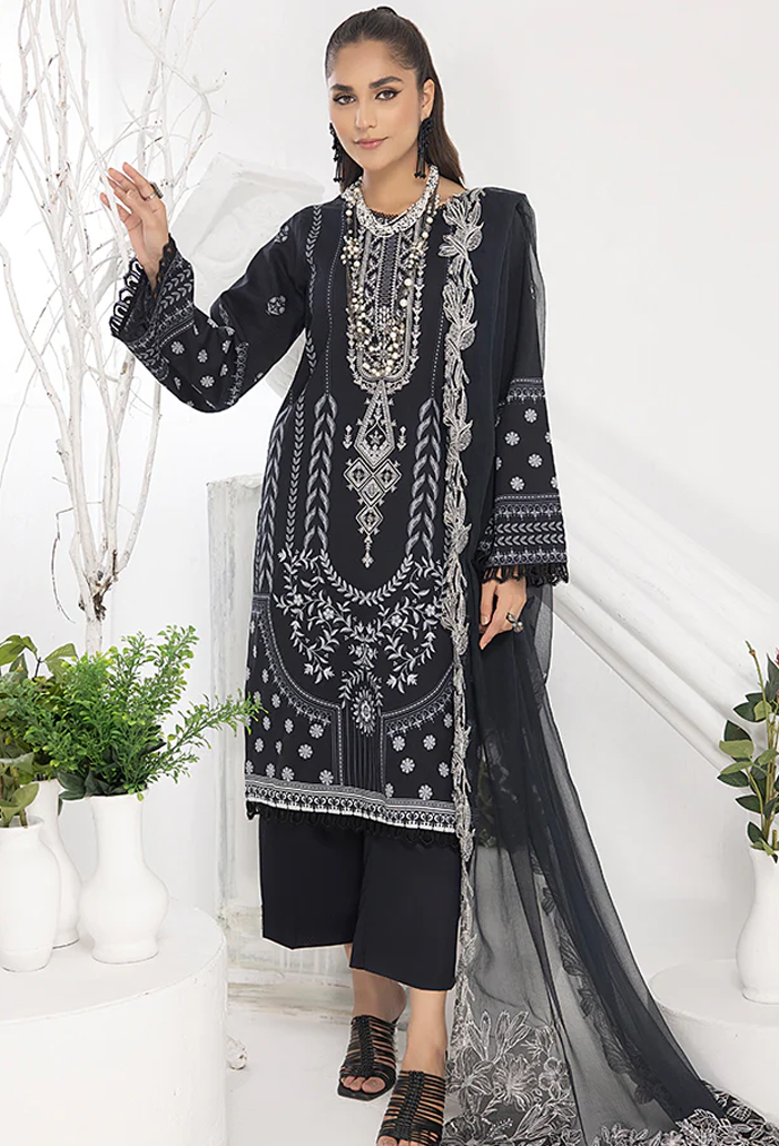 Monochrome Digital Printed Lawn collection-02