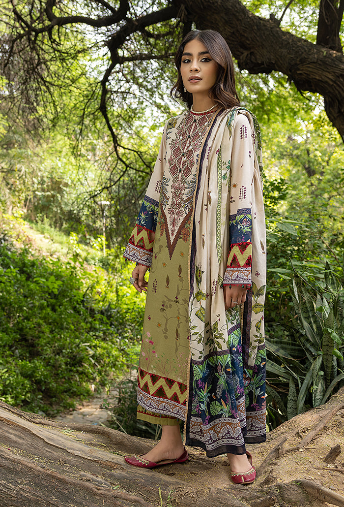 IRIS DIGITAL PRINTED EMBROIDERY LAWN-RS-05