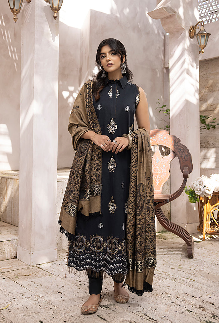 ELAK-Embroidered khaddar-EL-03