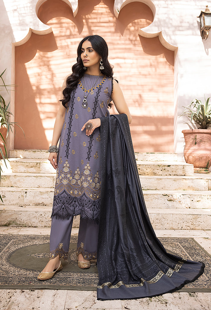 ELAK-Embroidered khaddar-EL-07