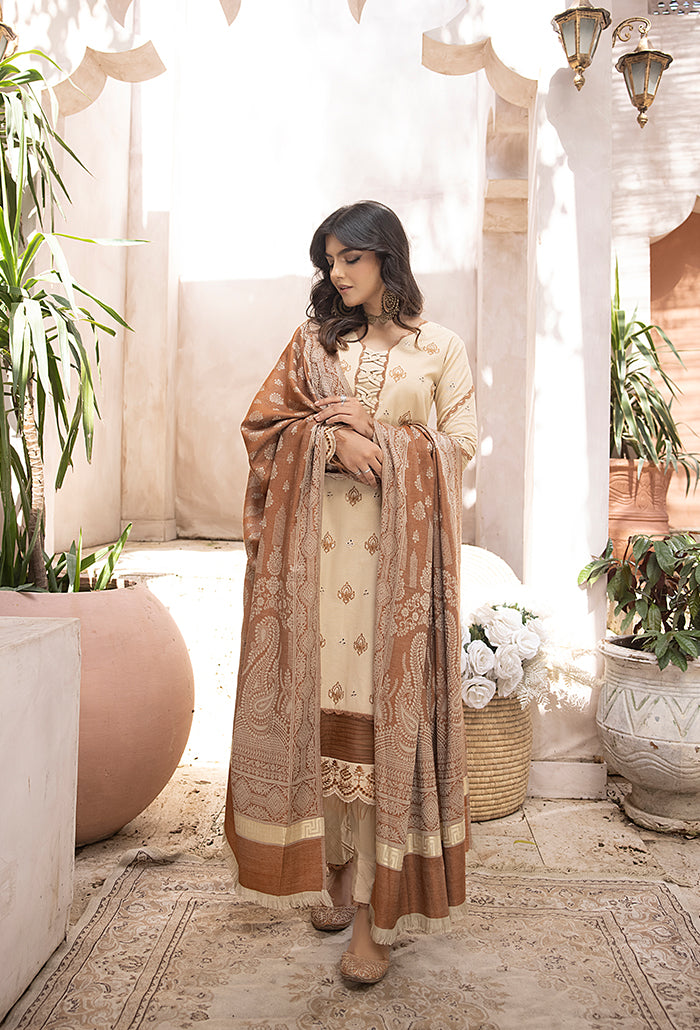 ELAK-Embroidered khaddar-EL-08