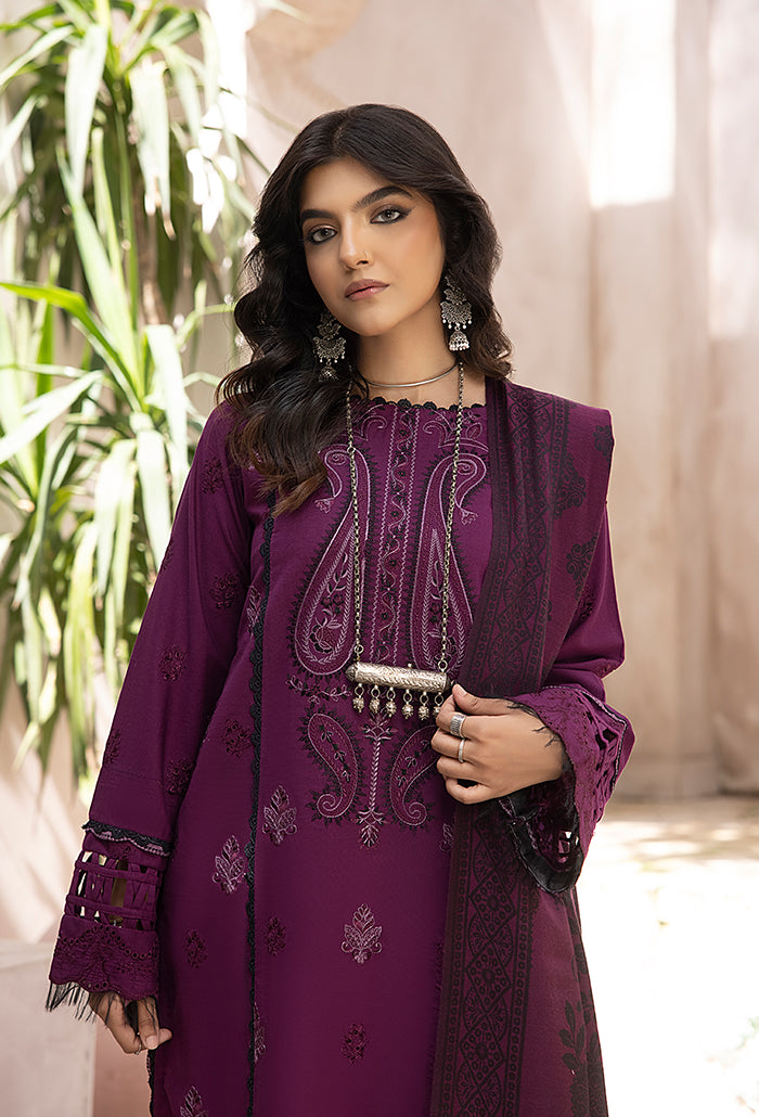 ELAK-Embroidered khaddar-EL-06