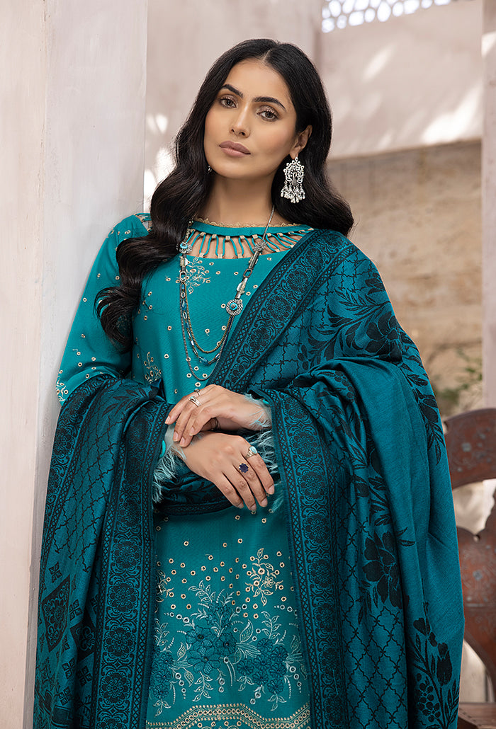 ELAK-Embroidered khaddar-EL-10