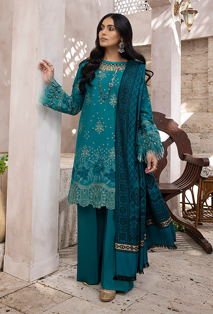 ELAK-Embroidered khaddar-EL-10