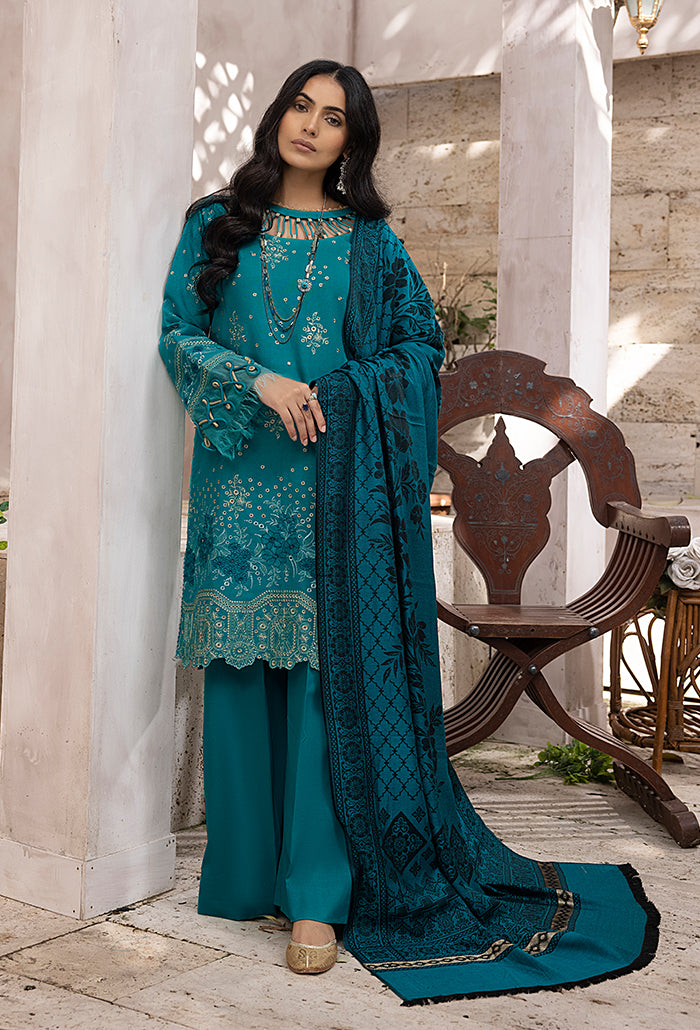 ELAK-Embroidered khaddar-EL-10