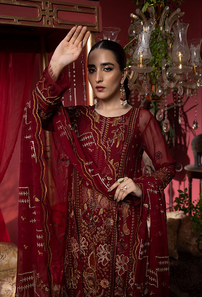 Heer embroidery chiffon collection-HR-03