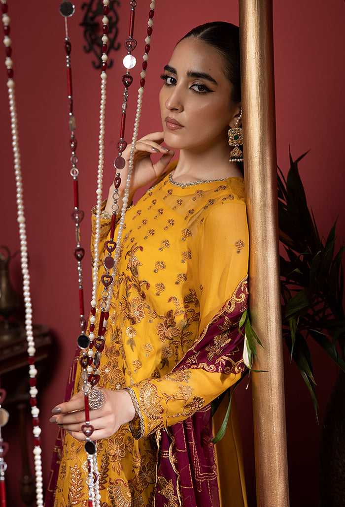 Heer embroidery chiffon collection-HR-02