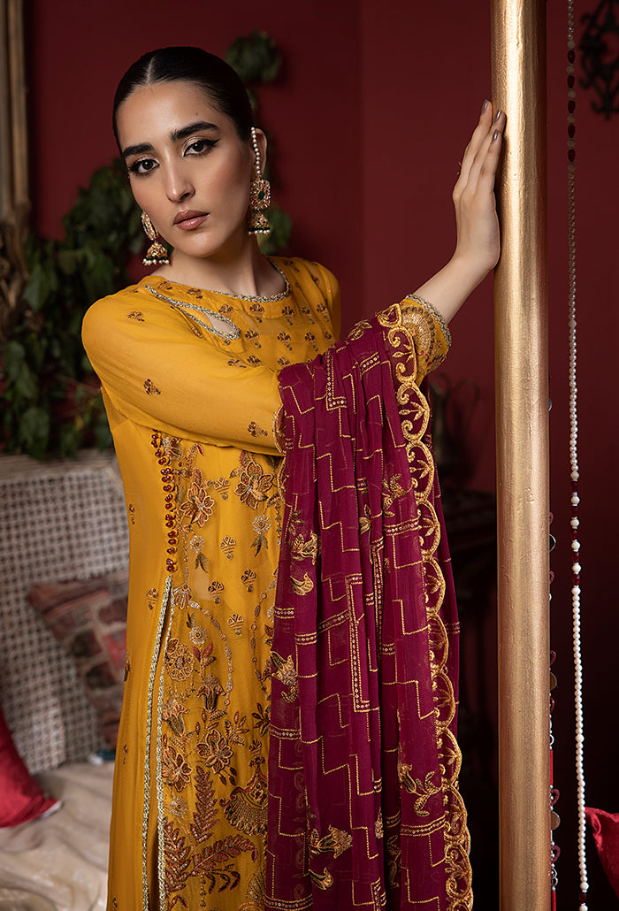 Heer embroidery chiffon collection-HR-02