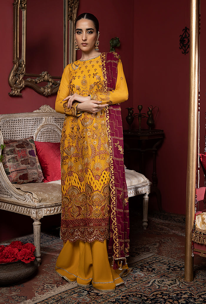 Humdum Collection Heer embroidery chiffon collection-HR-02 – Humdum