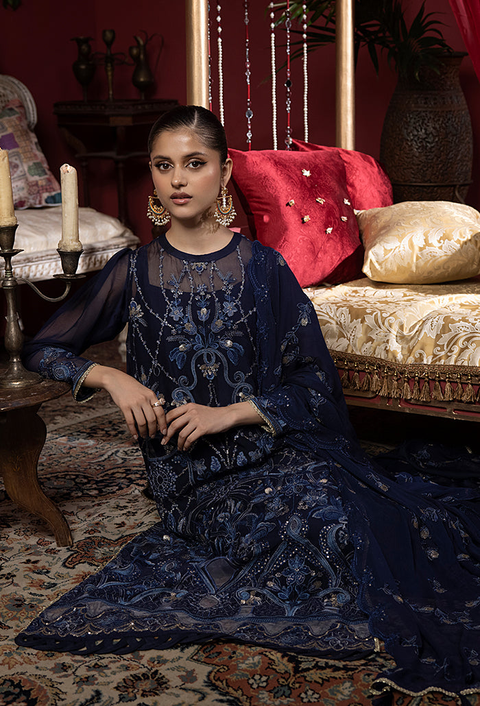 Heer embroidery chiffon collection-HR-04