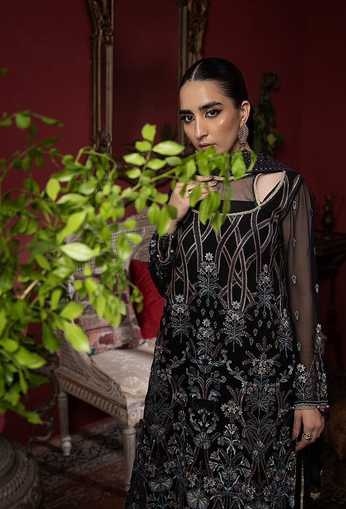 Heer embroidery chiffon collection-HR-01