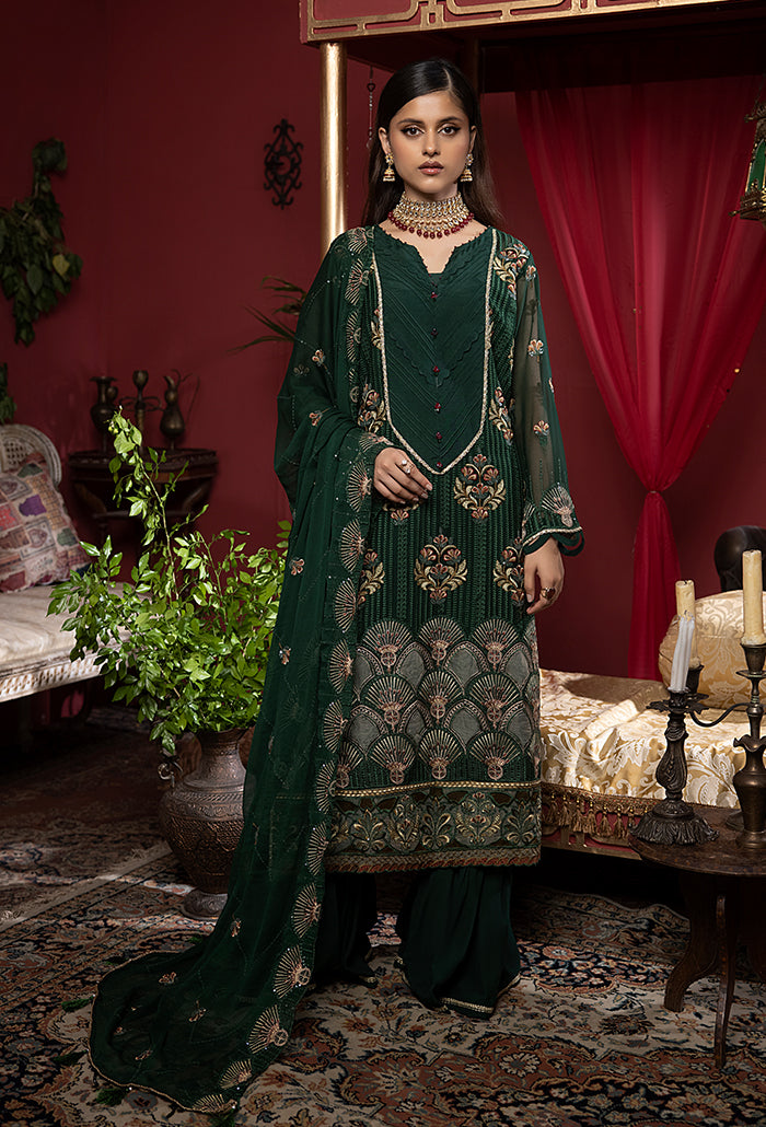 Heer embroidery chiffon collection-HR-06