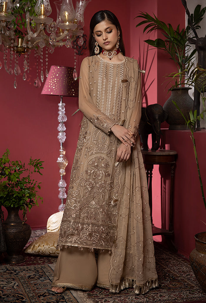 Heer embroidery chiffon collectionHR-08