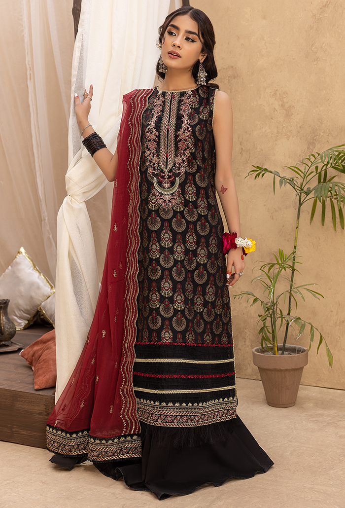 Ishq-Embroidered Jacquard-IS-01