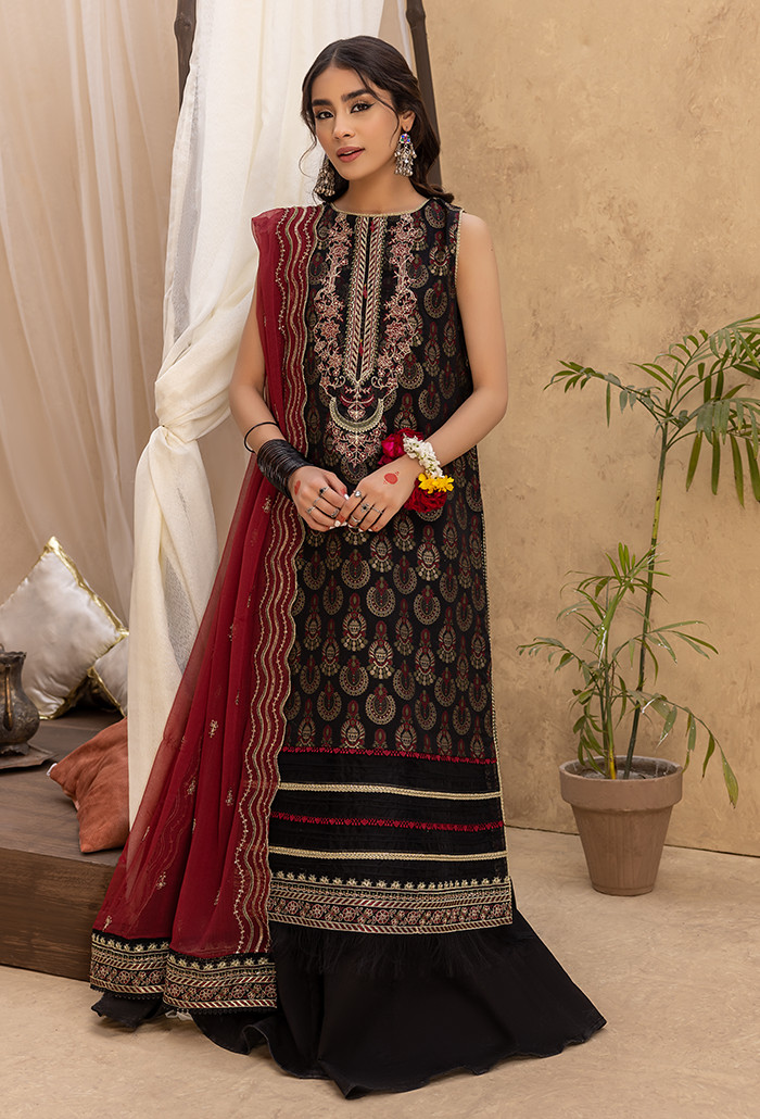 Ishq-Embroidered Jacquard-IS-01