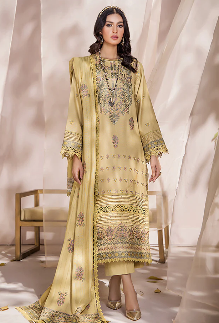 JAHAN-E-SUKHAN PEACH EMBROIDERY COLLECTION-JS-02