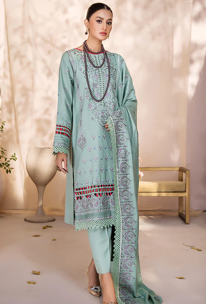 JAHAN-E-SUKHAN PEACH EMBROIDERY COLLECTION-JS-07
