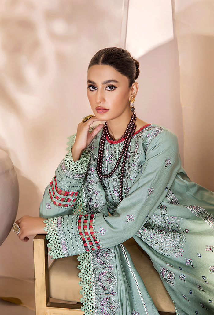 JAHAN-E-SUKHAN PEACH EMBROIDERY COLLECTION-JS-07