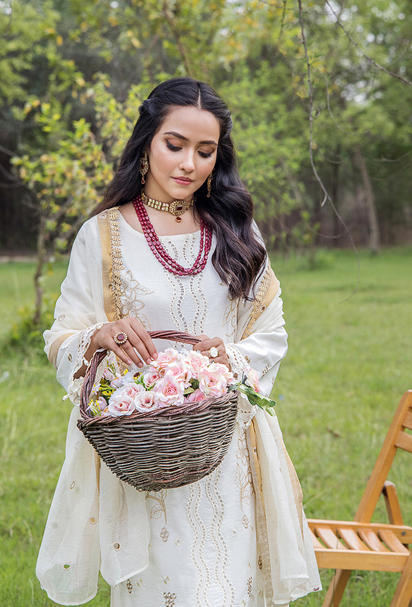 Aangan Digital Printed Lawn Collection By Humdum - Design 12