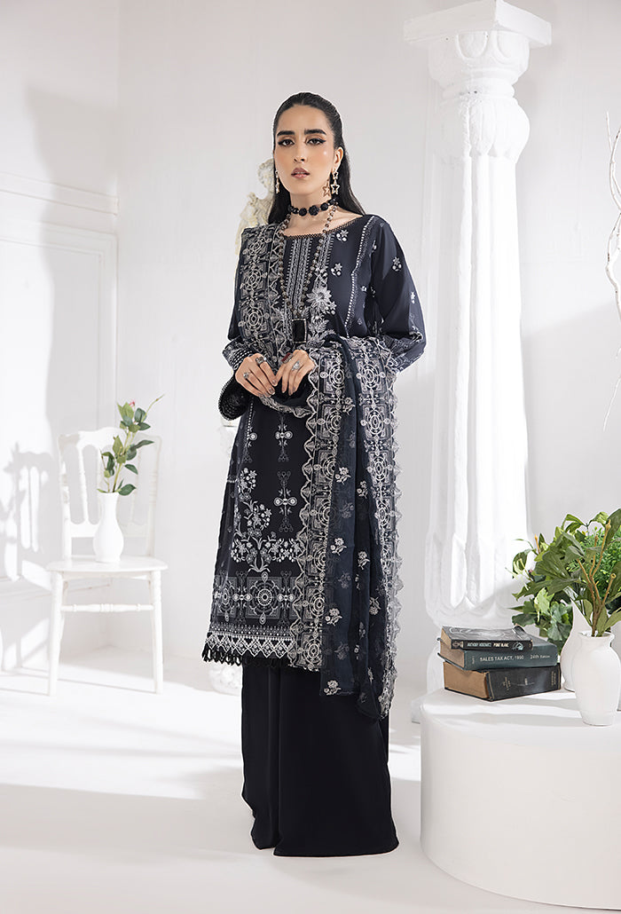 Monochrome Digital Printed Lawn collection-04