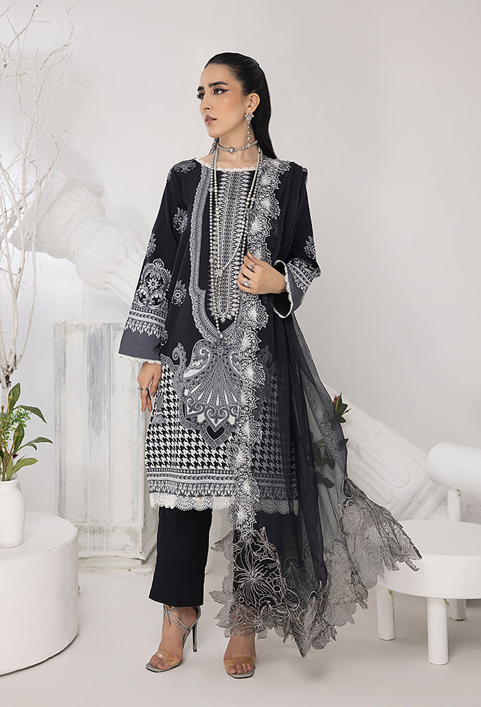 Monochrome Digital Printed Lawn collection-01