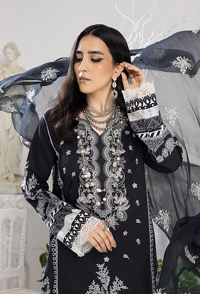 Monochrome Digital Printed Lawn collection-07