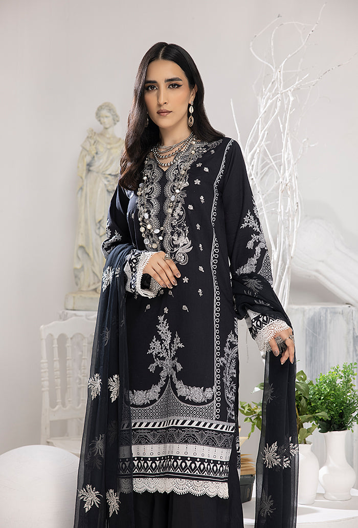 Monochrome Digital Printed Lawn collection-07