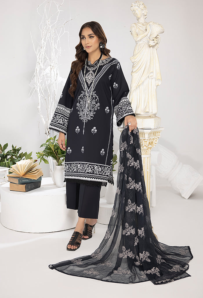 Monochrome Digital Printed Lawn collection-10