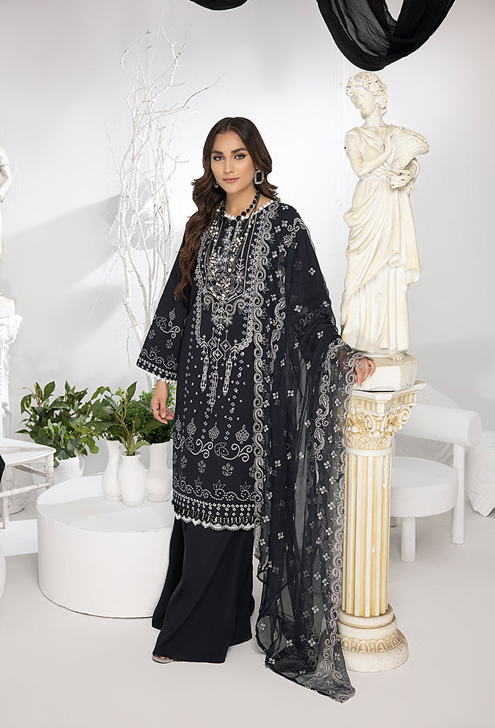 Monochrome Digital Printed Lawn collection-09