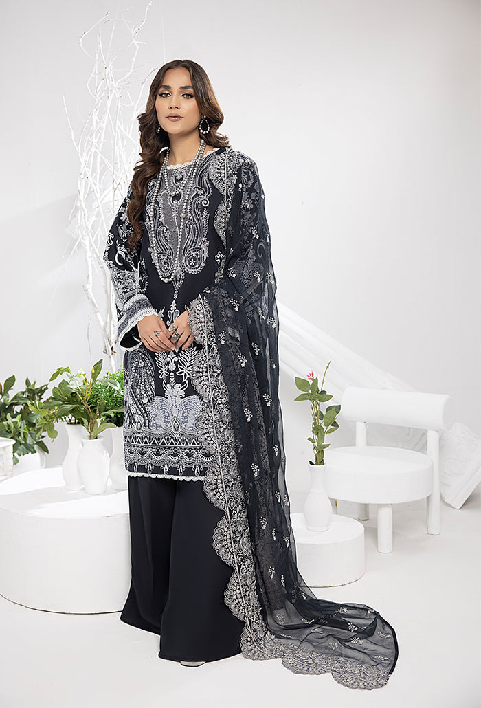 Humdum Monochrome Digital Printed Lawn collection-06 – Humdum