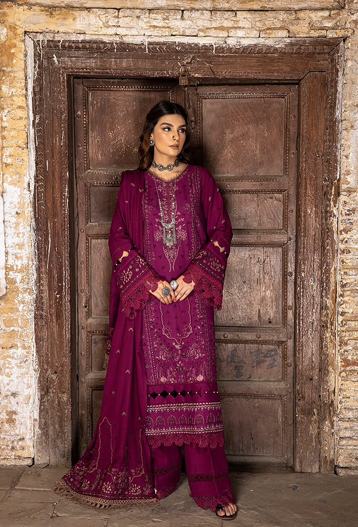 Vasal embroidery peach leather wool collection-07