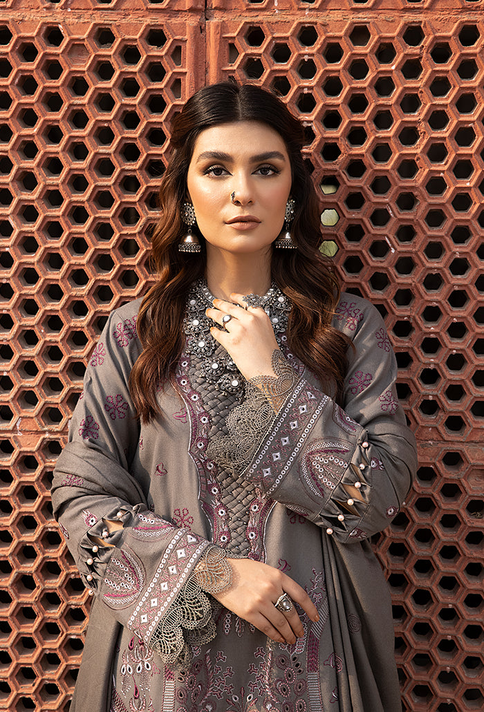 Vasal embroidery peach leather wool collection-08