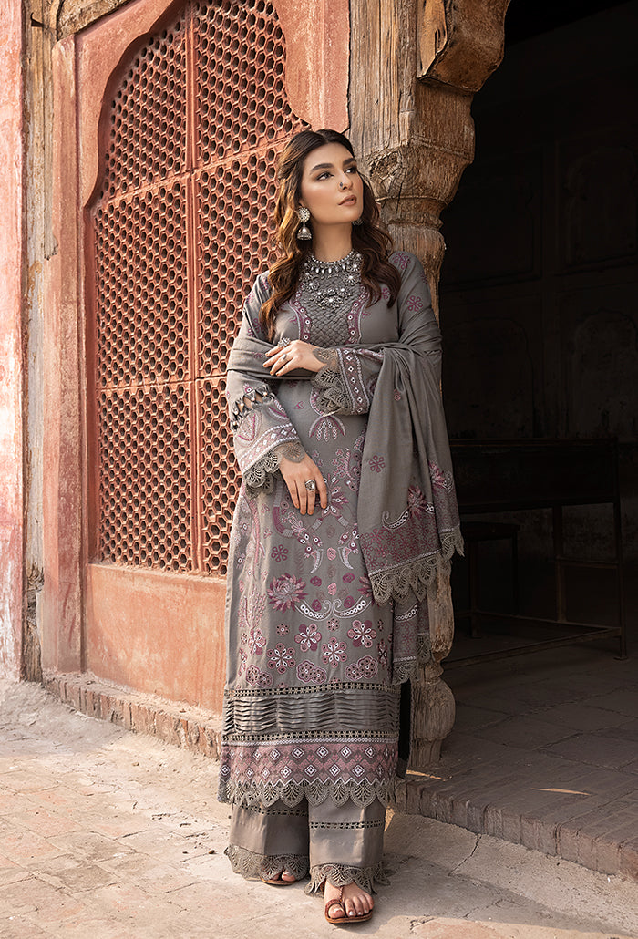 Vasal embroidery peach leather wool collection-08