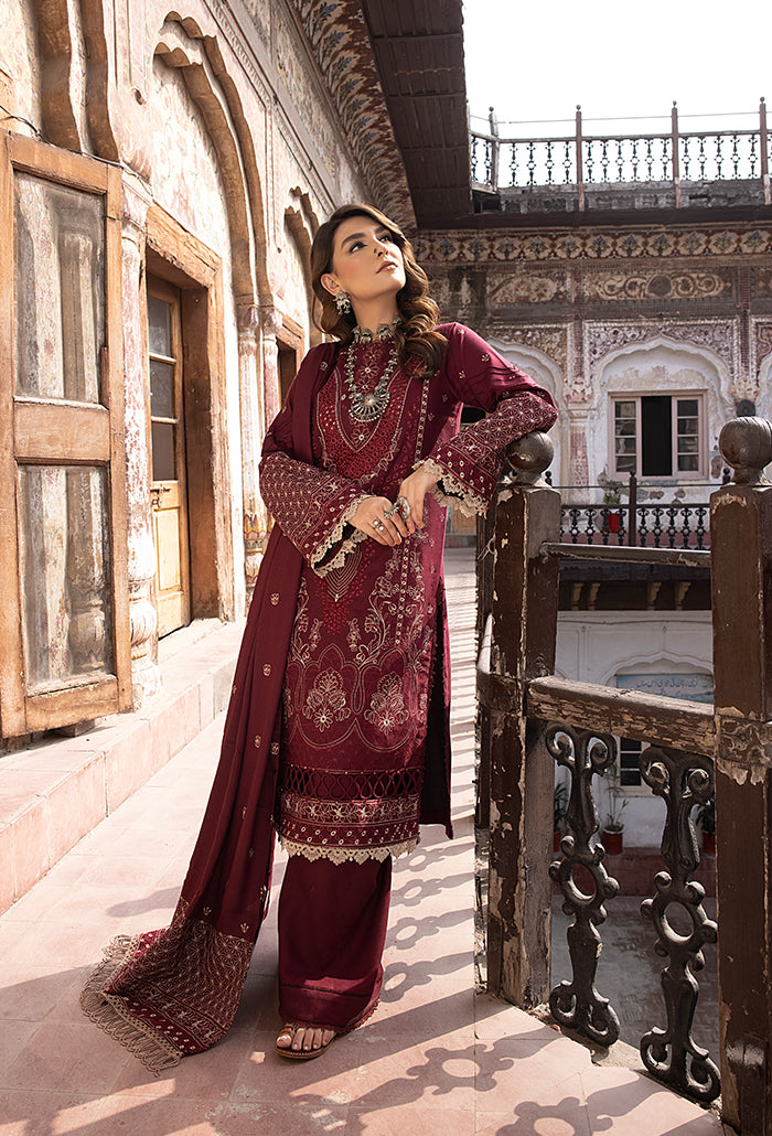 Vasal embroidery peach leather wool collection-04